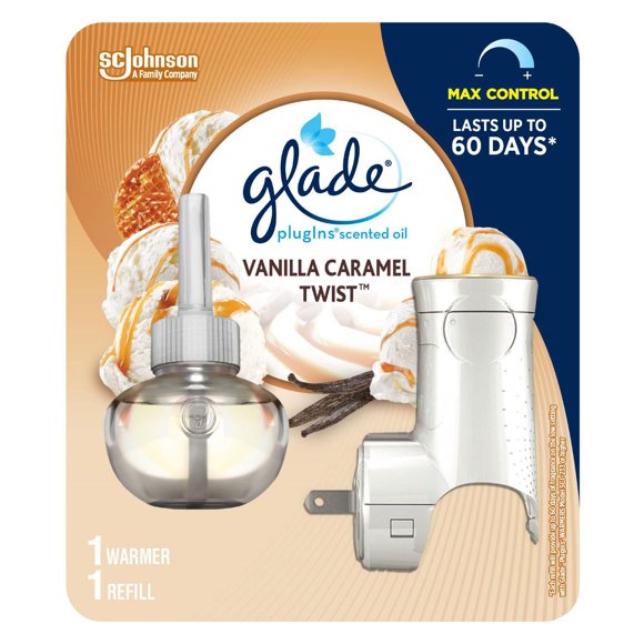 Glade Branchées® Huile parfumée Recharge, Vanilla Caramel Twist