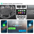 thumbnail image 6 of 10.1" Android 13 GPS Car Stereo Radio for Dodge Caliber 2006-2012 Wireless CarPlay 2+32GB WiFi Bluetooth RDS DSP SWC, 6 of 10