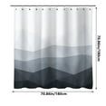 thumbnail image 3 of Grrvtrz Gradient Splicing Digital Printed Shower Curtain Partition Curtain Bathroom Curtain with Hanging Curtain Bathroom Partition Pattern Shower Curtain,Bathroom Decor,Bathroom Accessories, 3 of 6