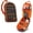 New Version Orange, variant on Wealers Portable BBQ Camp Kitchen Cooking Utensil Organizer Travel Set