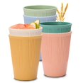 thumbnail image 2 of 6Pcs Plastic Water Cup Dishwasher Safe Drinking Cup BPA Free Reusable Coffee Mug s Set, 2 of 4