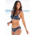 thumbnail image 5 of LASCANA Women's Fold Over Classic Bikini Swimsuit Bottom Beading, 5 of 5