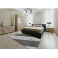 thumbnail image 5 of Ahgly Company Machine Washable Indoor Rectangle Transitional Gray Cloud Gray Area Rugs, 4' x 6', 5 of 7