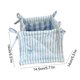 thumbnail image 3 of Organizador de Escritorio | Contenedor de Almacenamiento de Algodón para Refrigerios y Cosméticos | Contenedor Portátil de Tela Azul para Dormitorio, Baño, Oficina y Dormitorio | Soporte para Juguete, 3 of 6