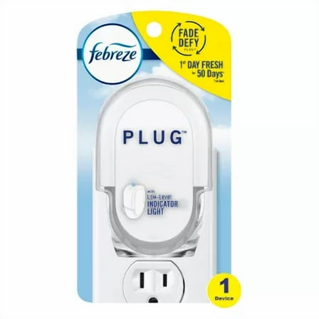  Odor-Fighting Fade Defy Plug Air Freshener - Warmer Device