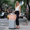 thumbnail image 6 of FORMRS Tote Bag for Women Quilted Large Capacity Travel Work Carry On Shoulder Handbag, Cartoon Oranges, 6 of 7