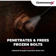 CorrosionX Rust Inhibitor, Industrial-Strength Dielectric Corrosion Prevention, Lubricant & Penetrant for Marine, Automotive, Electronics & RV Use, Protects Bolts, Cables, Engines, 6 oz aerosol