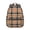 Orange and Black, variant on Purple and Black Checkered Pattern Backpack for School, Cute School Bag with Adjustable Shoulder Straps and Padded Back, 15.3"x11"x7.1"