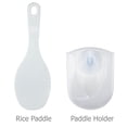 thumbnail image 5 of EIKS 2 Pack Non-Stick Rice Paddle with Suction Rack for Sushi Potato Salad at Home Kitchen Restaurant Hotel, 5 of 7