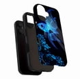 thumbnail image 3 of Glowing Neon Blue Fish Pattern Phone Case for Ocean Lovers Art Fans Compatible with iPhone 11/12/13/14/15/16 (Pro Max/Plus), 3 of 9