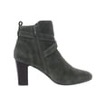 thumbnail image 4 of Giani Bernini Womens Evrett  Leather Zipper Booties, 4 of 5