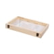 thumbnail image 2 of Marco de fotos rectangular con forma de caja de sombra, ideal para recuerdos, artesanías florales y entradas. madera, 2 of 9