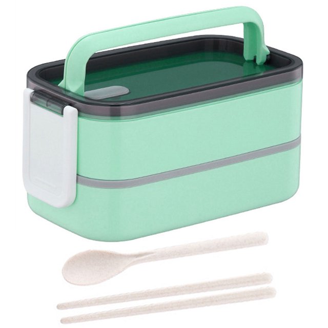 LCXmlly Plant Grow Bag Microwaveable Leakproof Lunch Box Set Large Capacity Bento Cases for School Students