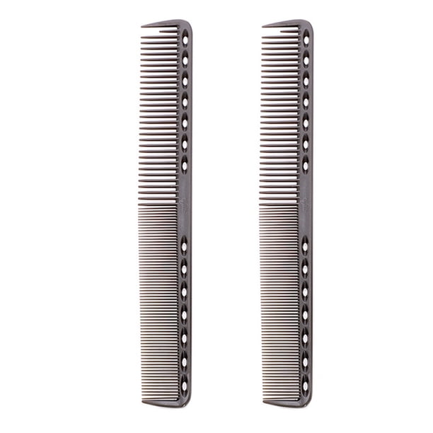 Peine profesional de acero inoxidable para corte de pelo, peine de peluquería, herramienta de peinado para todo tipo de cabello, peine de peluquero de dientes finos y anchos