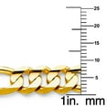 thumbnail image 2 of Dimaya Fine Jewelry 14K Yellow Gold 9.5-mm Wide Regular Concave 3+1 Figaro Chain, 2 of 3