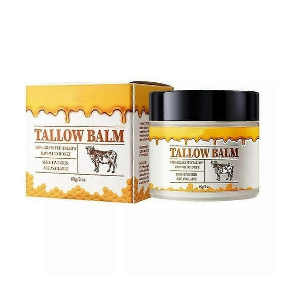 Grass Fed Beef Tallow Face & Body Moisturizer Cream | Natural Whipped Balm