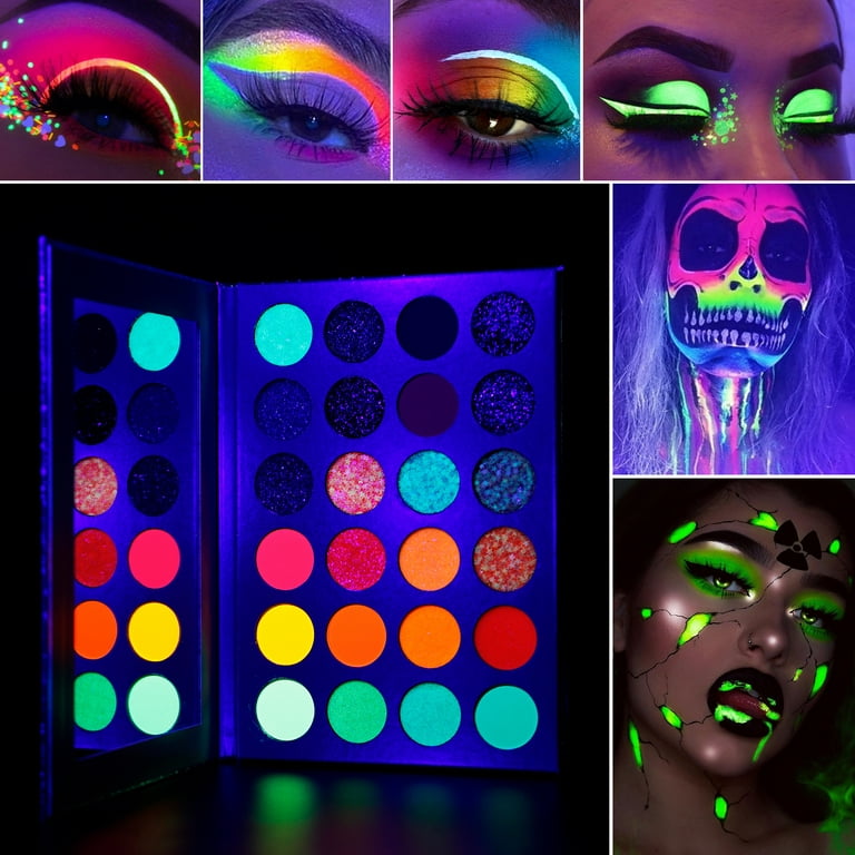 Neon Glow Dark Party Supplies  Glow Dark Makeup Halloween
