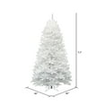 thumbnail image 3 of Vickerman 5.5' Sparkle White Spruce Artificial Christmas Tree, Unlit, 3 of 5