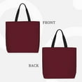 thumbnail image 2 of Picia Maroon for Tote Bag for Women with Zipper, Gym Tote with Compartments, Laptop Work Tote Nurse Dance Yoga Bag for Sport, Travel, 2 of 7