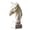 White, variant on Yihuala Resin Horse Head Statue Realistic Detail Hand Paint Sculpture Home Decoration for Friend 30cm