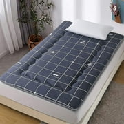 Futon Mattress,Rolling Mattress Sleeping Mat Foldable One-Tier Recliner Couch Bed for Boys Girls Dormitory Mattress(90x200cm)