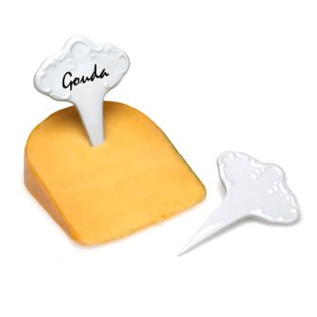 Set of 4 Embossed Cheese Marker