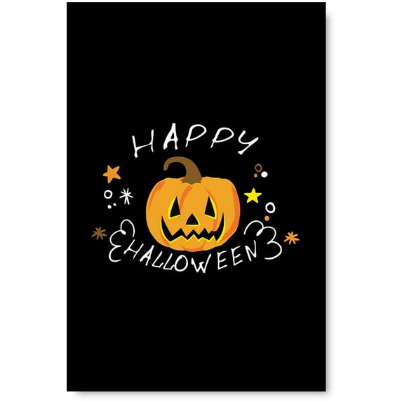 Awkward Styles Halloween Poster Wall Art Funny Pumpkin Face Home Decor Prints