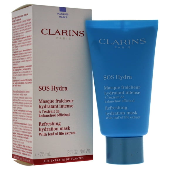 SOS Hydra Refreshing Hydration Mask by Clarins for Women - 2.3 oz Mask