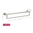 thumbnail image 6 of Delta Faucet 41519-SS Decor Assist 24" Towel Bar w/Assist Bar Stainless, 6 of 7