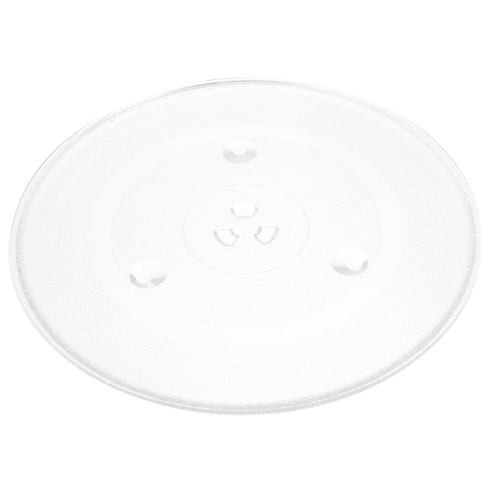 IBASETOY  Microwave Glass Turntable Plate Sturdy Heat-Resistant Transparent for Most Microwaves