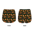 thumbnail image 3 of Gaeub Cute Little Foxes Print Women's Athletic Shorts,High Waisted Running Shorts,Pocket Sporty Short,Gym Elastic Workout Shorts-Small, 3 of 7