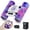 Purple, variant on USCAMEL 8x21 Binoculars for Adults Kids, Mini Porcket Binoculars for Birding, Camping, Climbing, Compact Binoculars with Storage Bag, Multicolor