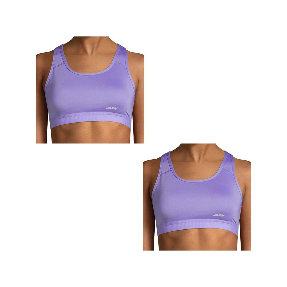 Avia Avia Medium Support Strappy Sports Bra, 2 Pack