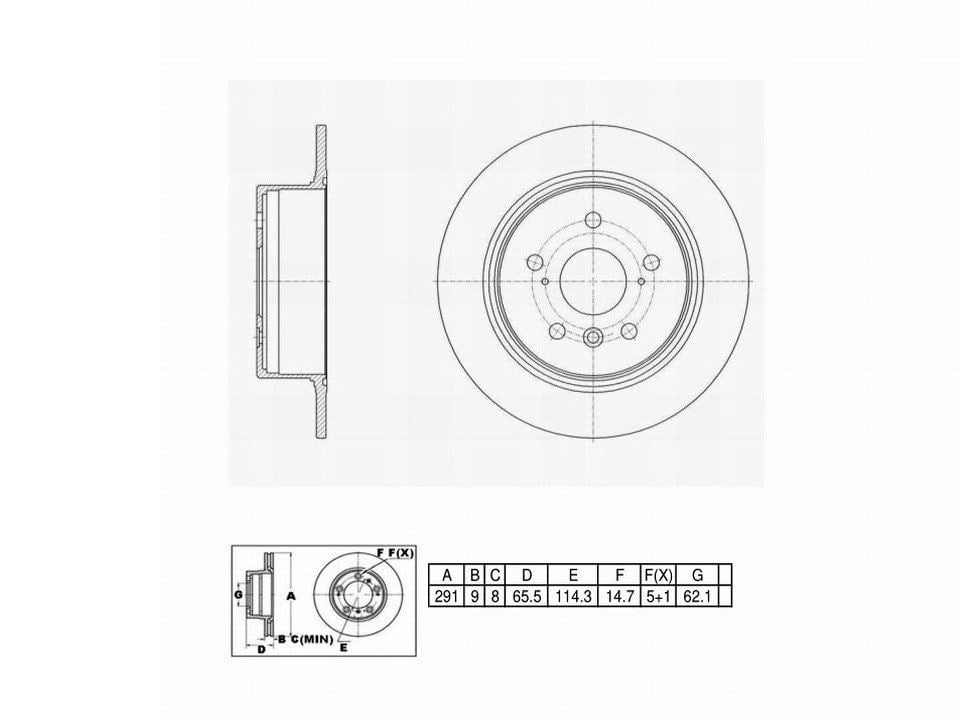 Winstop Brake Rotor, Rear WS228486, Toyota Avalon 1999-1995