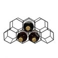 thumbnail image 4 of Fithood Black 9 Bottle Metal Wine Rack for Tabletop or Countertop, 4 of 5