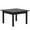 Black, variant on Spaco 39.4'' Square Dining Table Kitchen Table with Solid Wood Legs for 4, Dining Table for Indoor as Living Room, Kitchen, Oak