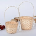 thumbnail image 2 of 5pcs Canasta de tejido de bambú Castera de picnic práctica Canasta de almacenamiento para el hogar, 2 of 5