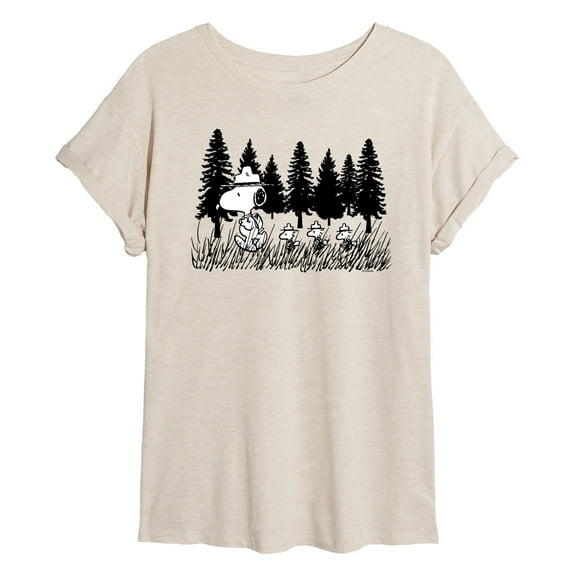 Peanuts - Troopping Along - Women's Oversized T-Shirt