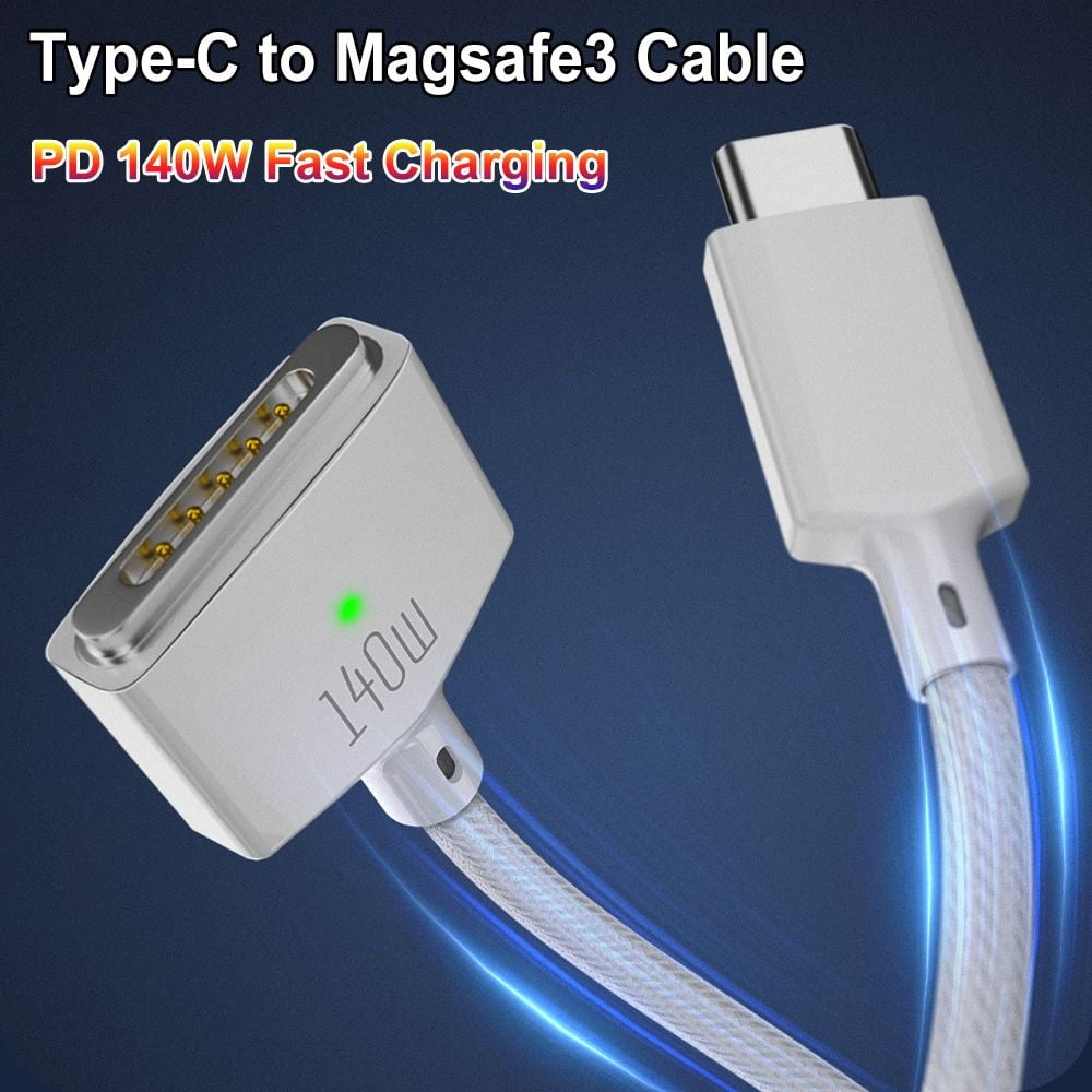 2M USB Type C to Magsafe 3 Magnetic Charger Cord Laptop Charging
