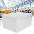 thumbnail image 4 of IP67 Weatherproof ABS Plastic Junction Box with Grid Mounting Plate – 200x150x100mm Gray Electrical Enclosure for Outdoor Power Distribution, DIY Projects & Equipment Protection – Impact-Resistant,, 4 of 6