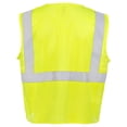 thumbnail image 3 of JJ Keller SAFEGEAR 3-pk. 4XL/5XL Type R Class 2 Safety Vest - High Vis Lime, 3 of 3