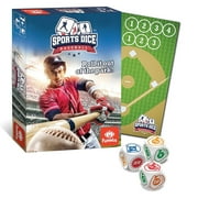 FoxMind Games: Sports Dice, Baseball, Roll it out of the Park, Easy to Learn, Fun to Play, Play with Up to 4 Players, For Ages 7+