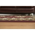 thumbnail image 6 of United Weavers Plaza Fleur Area Rug, Bordered Pattern, Burgundy, 7'10" X 10'6", 6 of 6