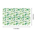 thumbnail image 5 of Cute Funny Lizard Green Front Door Mat, Indoor Mats for Bedroom Bathroom Kitchen, Floor Mat Non-Slip, Soft Carpet Floor Cover Machine Washable Entryway Mat - 20x31.5in, 5 of 5