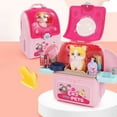 thumbnail image 4 of Pet Backpack Practical Exquisite Plastic Pretend Play Pet Care Set for Gifts, 4 of 8