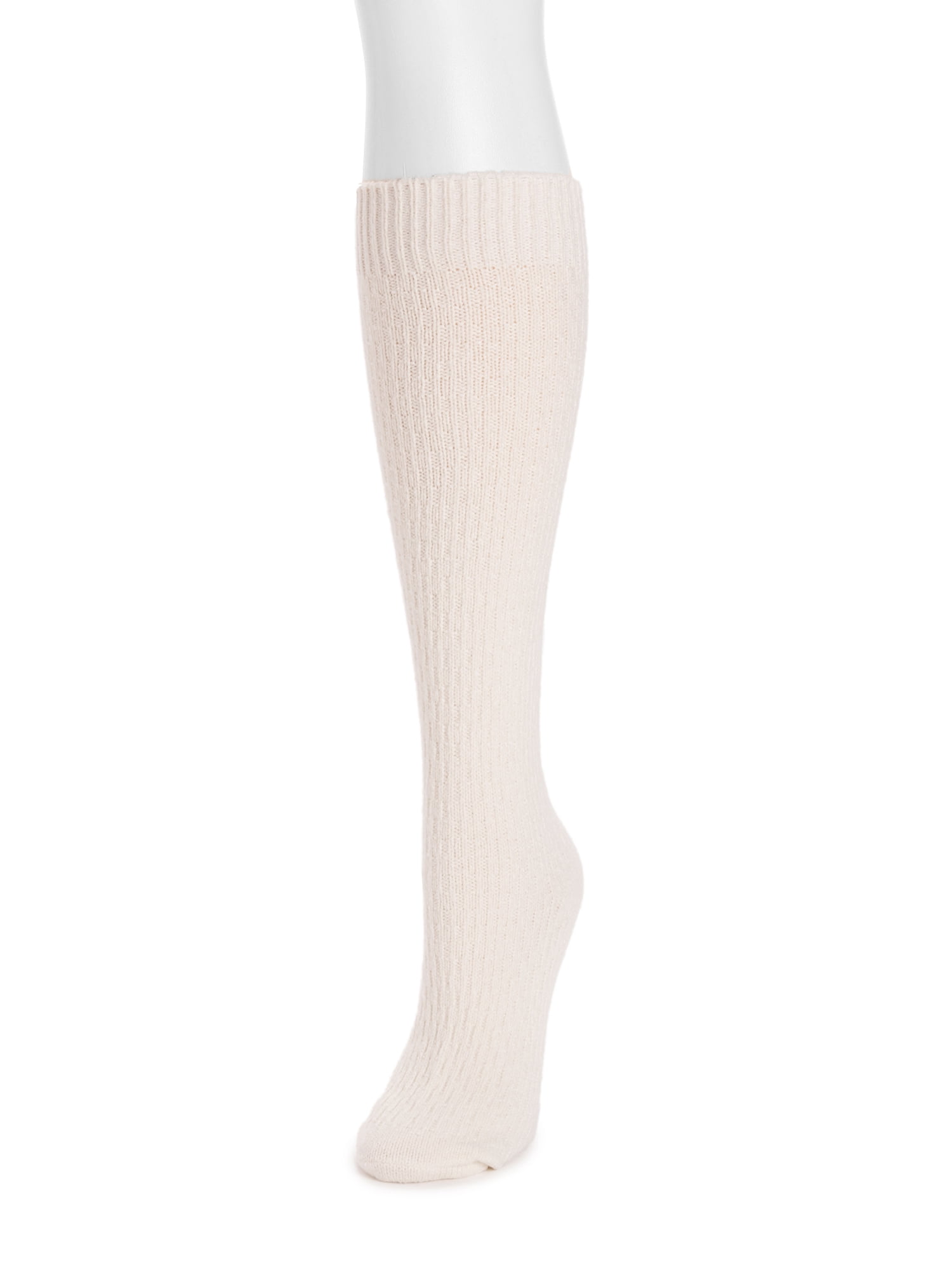 MUK LUKS Women's Microfiber Knee-High Boot Sock, 1-Pack, Size 6-11
