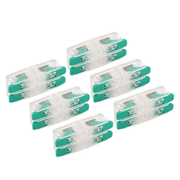 Conector de cable de salida, 10 piezas 2 en 2 Conector de cableado rápido Conector de cable eléctrico Diseñado para la perfección