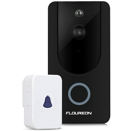 FLOUREON WiFi Wireless Smart Video Doorbell with 720P HD Security