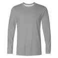 thumbnail image 4 of cfhntfmh Big and Tall Shirts for Men Crew Neck Cotton Long Sleeve Tee Tops Casual Loose Tops Oversized Basic T Shirts, 4 of 5