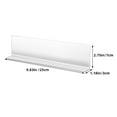 thumbnail image 2 of OULII 20pcs Partition Plate Shelf Transparent L Shaped For Malls Product Separation, 2 of 8